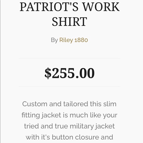 Custom RILEY jacket, brand new without tags. - Picture 3 of 5